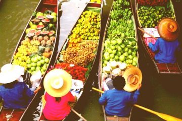 Bangkok floating market