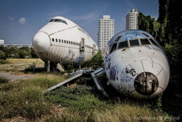 Bangkok unique airplane graveyard