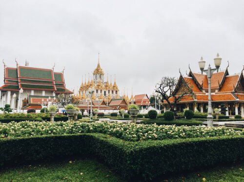 Maha Chetsadabodin Pavillion Plaza located close to Ratchadamnoen Contemporary Art Center and Wat Ratchanatdaram