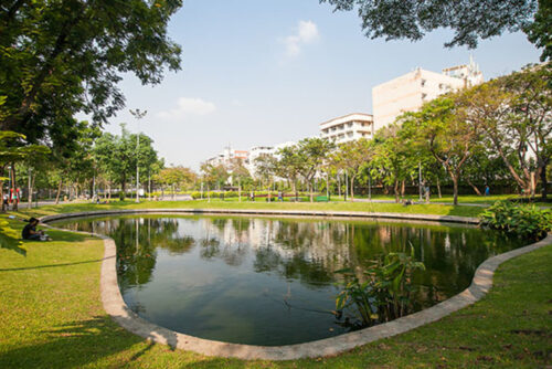 Suan Santiphap near Victory Monument