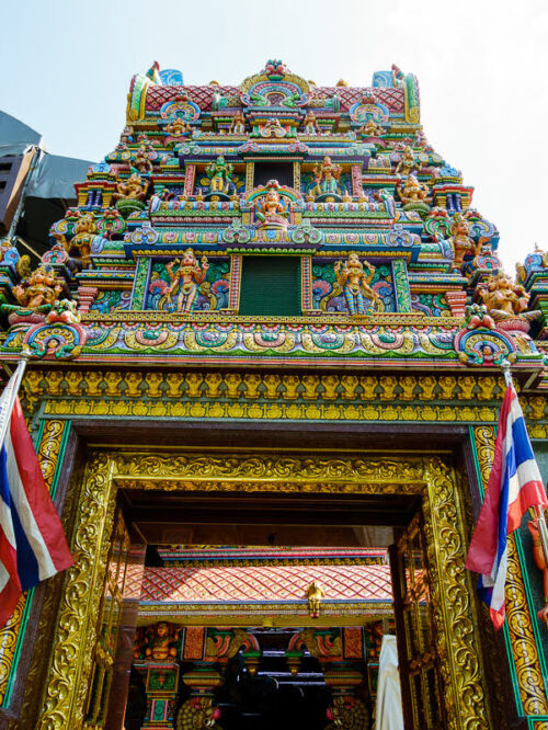 Bang Rak Marekt, Assumption Cathedral, Silom Road, Wat Sri Mahamariamman