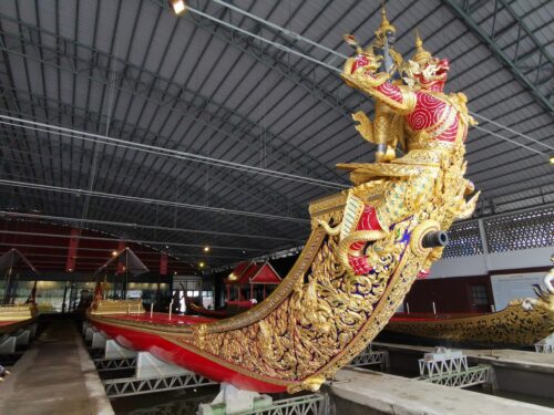 Royal Barge National Museum located along Bangkok Noi Canal