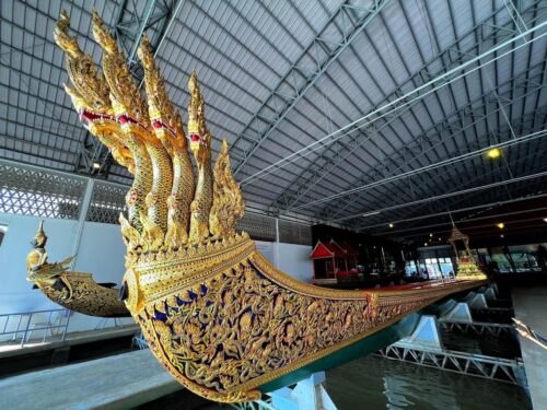 Royal Barge National Museum located along Bangkok Noi Canal