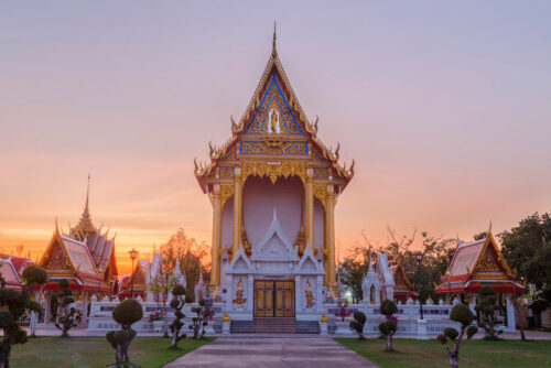 Temple in Bangkok city of Thailand